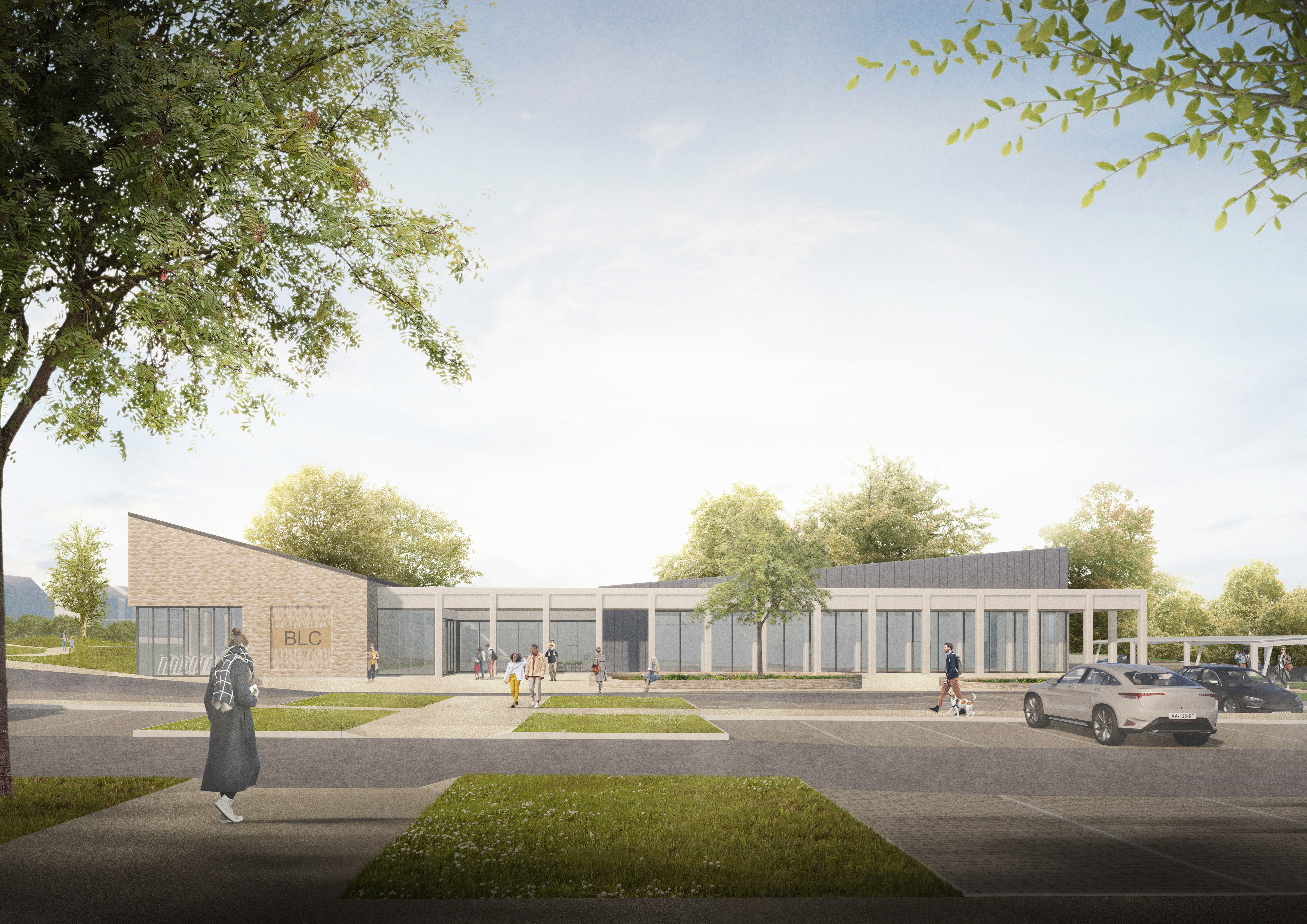 Proposed Leisure Centre Entrance View